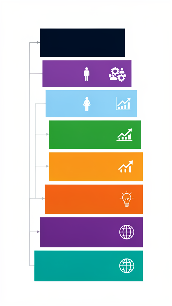 Seven-rung ladder framework from Individual Productivity to Business Model Transformation